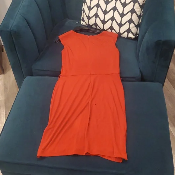 Calvin Klein Burnt orange business dress - Picture 3 of 4